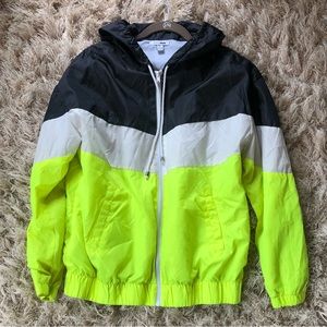 Fashion Nova Color Block Wind Breaker Jacket